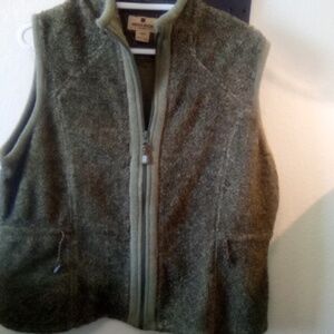 Woolrich olive heather vests xl